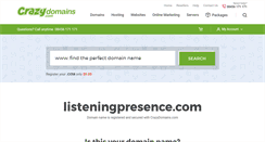 Desktop Screenshot of listeningpresence.com